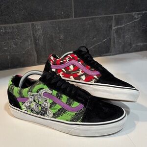 Vans‎ X Disney The Nightmare Before Christmas Old Skool Lock Shock Barrel M 9.5